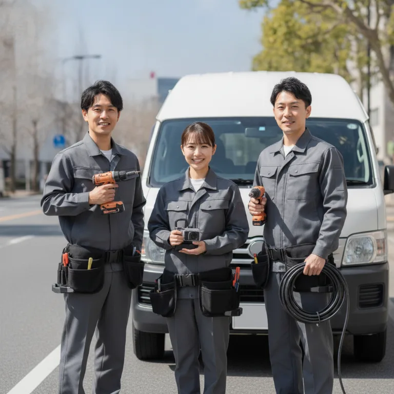 防犯カメラ設置 Hirakata